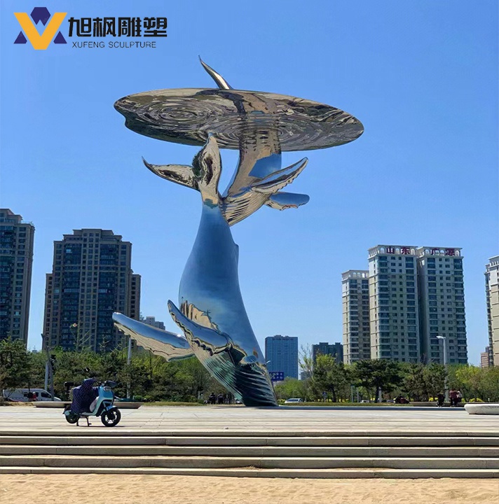 海豚灯光雕塑