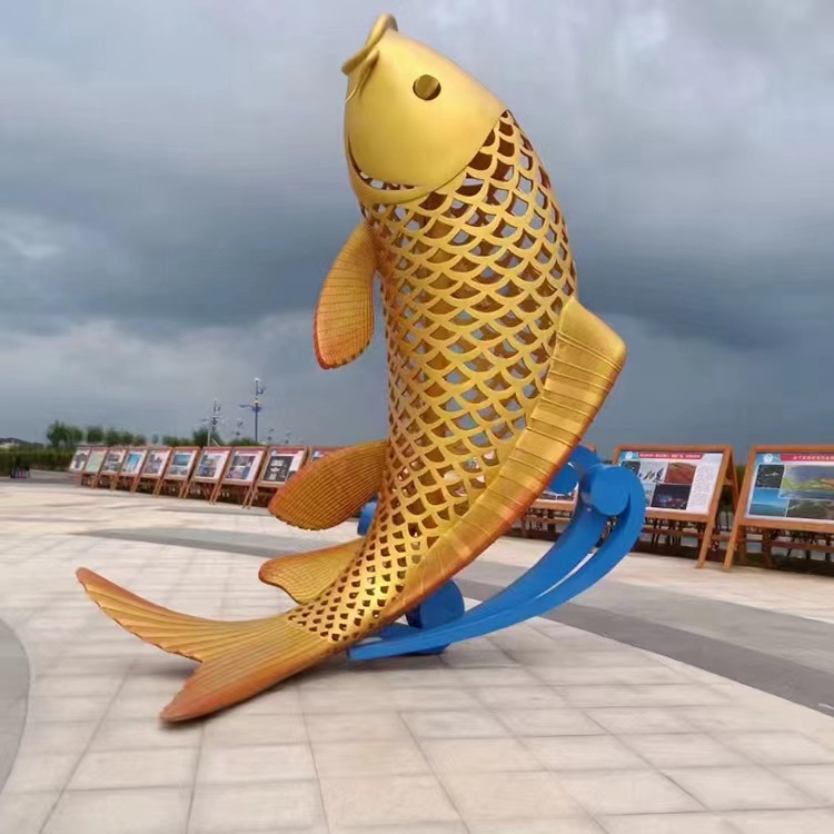 不锈钢海洋雕塑海豚