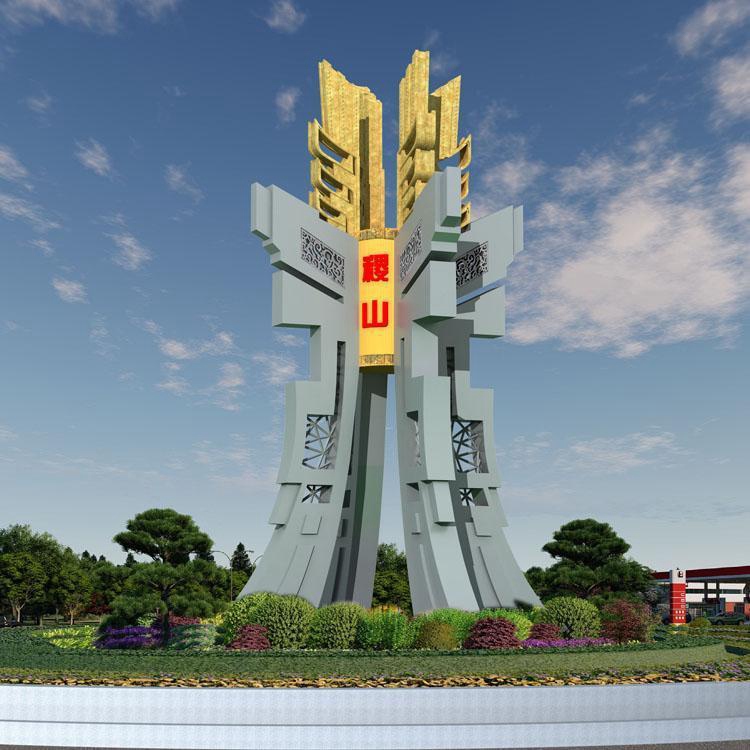 不锈钢景观雕塑镜面