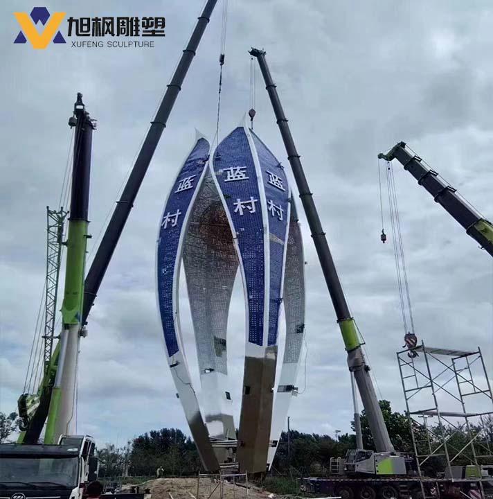 企业标识雕塑